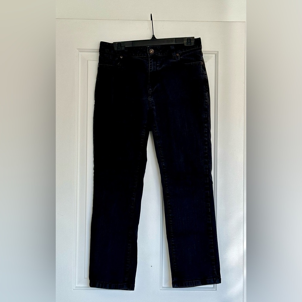 L.L. Bean Classic Fit 12P Petite Black Jeans